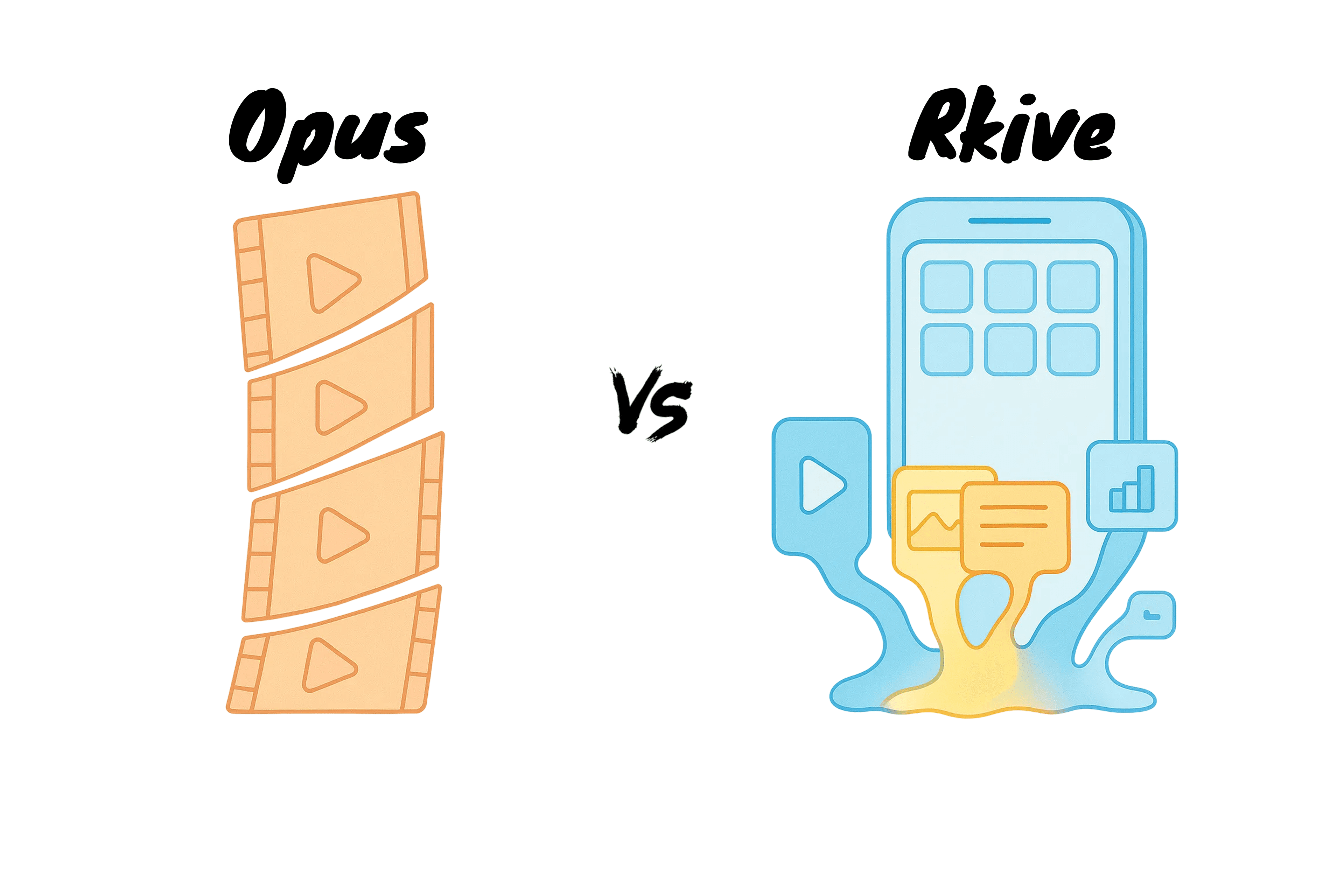 Cover image for the article: Opus vs Rkive AI (2026): Repurposing vs Autopilot