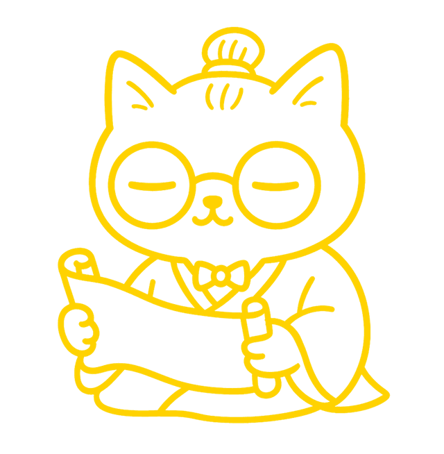 Mascot with post-it