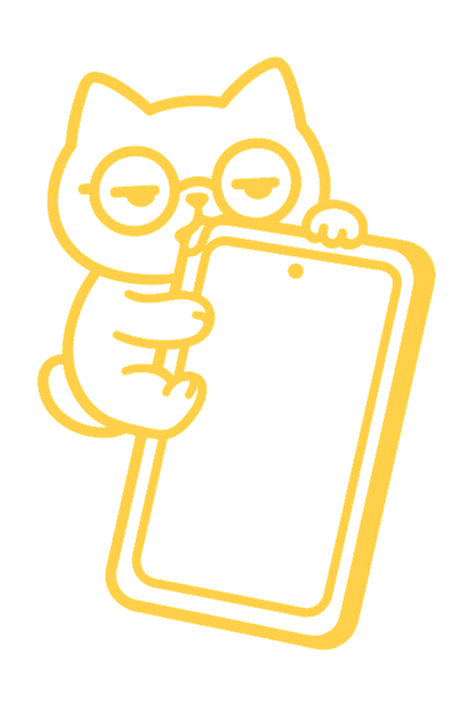 Mascot with mobile